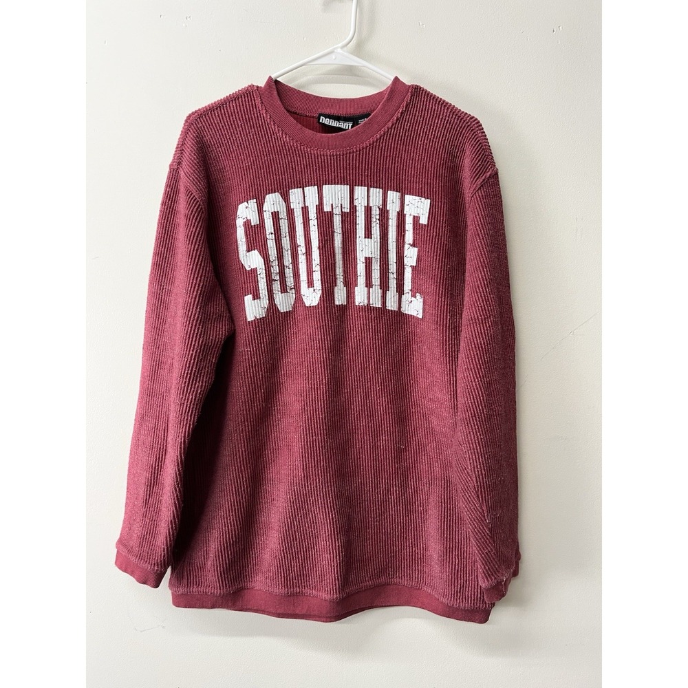 Vintage Pennant Southie South Boston Seaport Irish Thermal Sweatshirt Large